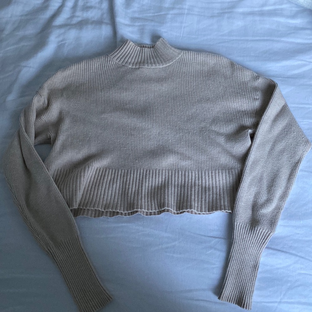 Turtle neck crop top